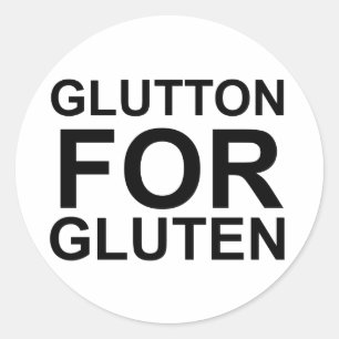 Adesivo Redondo Glutton Para Gluten