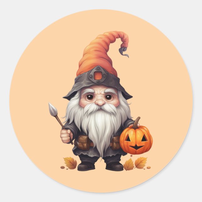 Adesivo Redondo Gnom gnome (Frente)