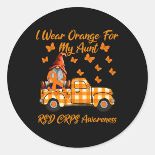 Adesivo Redondo Gnomos Eu Visto Laranja Para Minha Tia Rsd Crps Aw