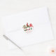 Adesivo Redondo Gnomos Feliz de Natal Personalizados (Envelope)