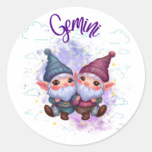 Gnomoscope Gemini Sticker