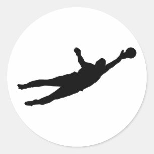 Adesivo Redondo Goalie Save