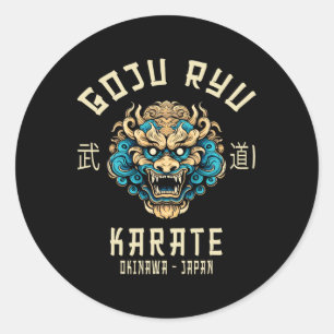 Adesivo Redondo Goju Ryu Martial Arts Clothing Co. Goju Ryu Karate
