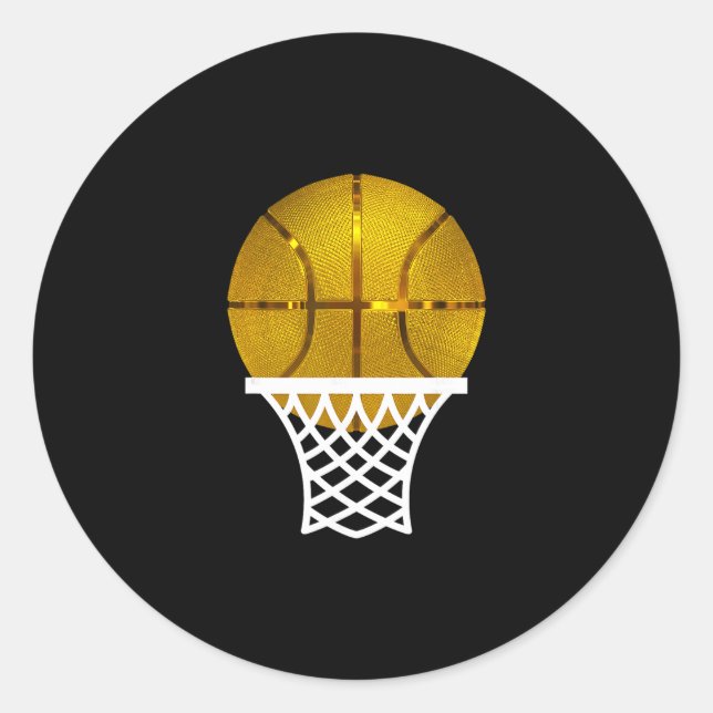 Adesivo Redondo Gold Sketll Trophy Mvp Award  (Frente)