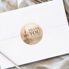 Adesivo Redondo Golden Buddha Business Salon