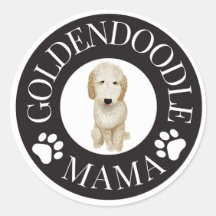 Goldendoodle Mama Sticker