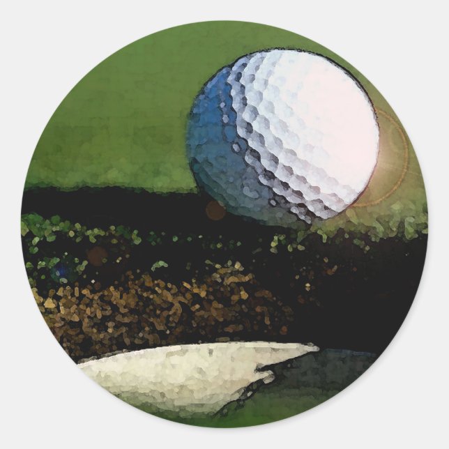 Adesivo Redondo Golf Ball (Frente)