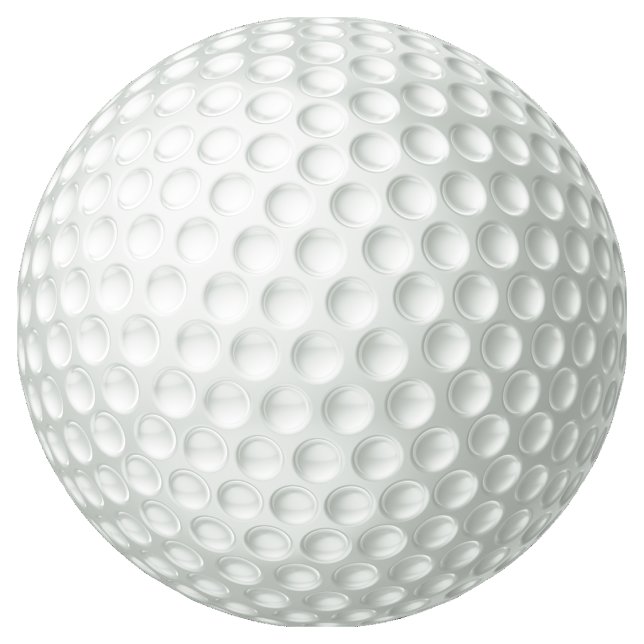 Adesivo Redondo Golf Ball (Criador carregado)
