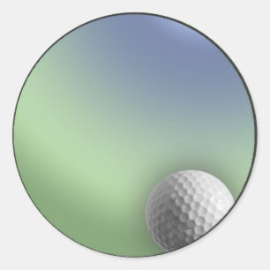 Adesivo Redondo Golf Ball