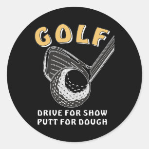 Adesivo Redondo Golf Drive Para Show Putt Para Golfista Duro