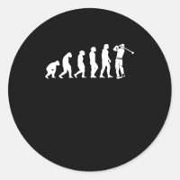 Golf Evolution Human Ape Golfer