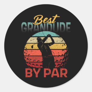 Adesivo Redondo Golf Grandude Melhor Golfing Grandude Por Par Desi