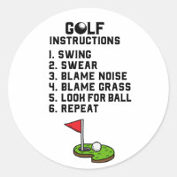 Golf Instruction Swing Sweat Flag hole on green