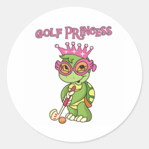 Adesivo Redondo Golf Princess