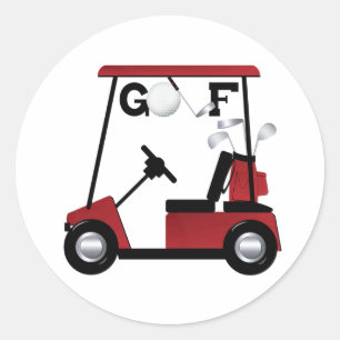 Adesivo Redondo Golfe