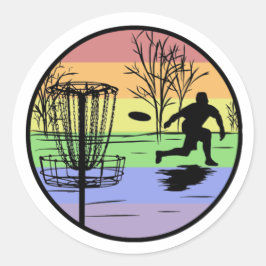 Adesivo Redondo Golfe de Disco