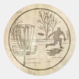 Adesivo Redondo Golfe de Disco