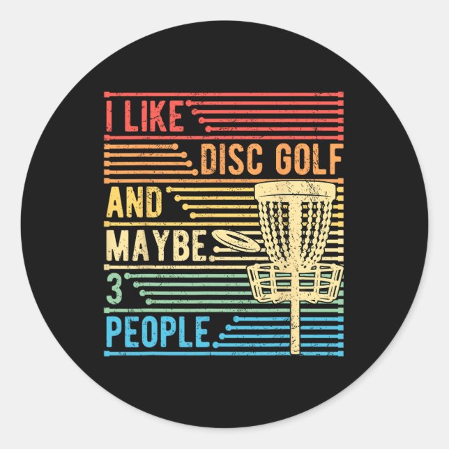 Adesivo Redondo Golfe de Disco _3 (Frente)