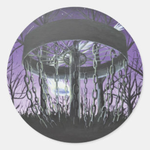 Adesivo Redondo golfe do disco