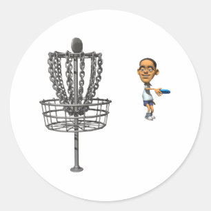 Adesivo Redondo Golfe do disco