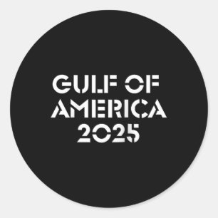 Adesivo Redondo Golfo Da América Trump 2025 Raglan Baseball Tee
