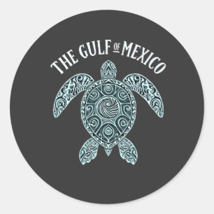 Adesivo Redondo Golfo do México