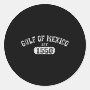 Adesivo Redondo Golfo Do México Est 1550