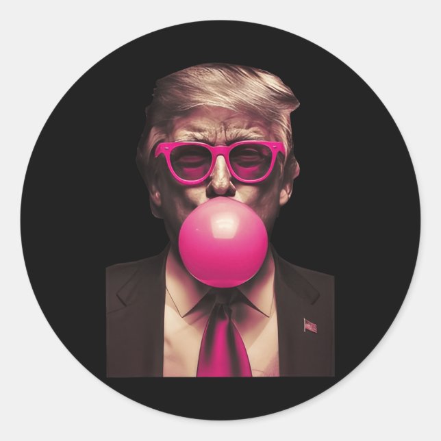 Adesivo Redondo Goma-Bola-Trump (Frente)