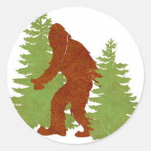 Adesivo Redondo Gone Squatchin