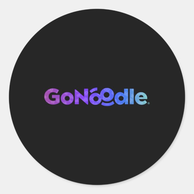 Adesivo Redondo Gonoodle (Frente)