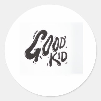 Adesivo Redondo Good Kid Sticker