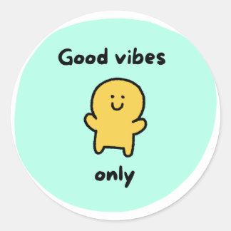 Adesivo Redondo Good vives Sticket