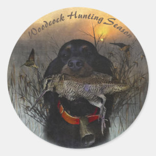 Adesivo Redondo Gordon Setter