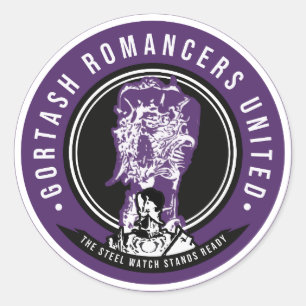 Adesivo Redondo Gortash Romancers United Sticker