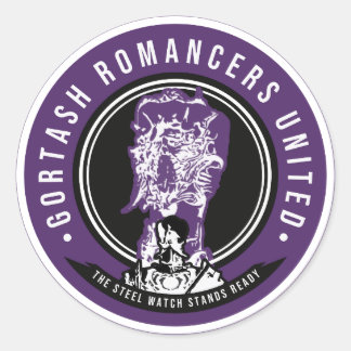 Adesivo Redondo Gortash Romancers United Sticker