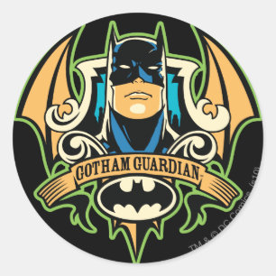 Adesivo Redondo Gotham Guardian