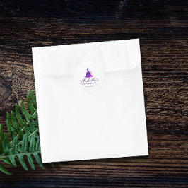 Adesivo Redondo Gótica Glam Quince