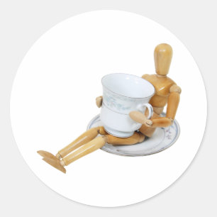 Adesivo Redondo GottaHaveCoffee030709