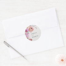 Gouache Blossoms Sticker