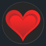 Adesivo Redondo Gradações VERMELHO AMOR CORAÇÃO   texto e ideias<br><div class="desc">Corações bonito Compostos por EDDA Fröhlich / EDDArt | Sentimento feliz por presentes apaixonados | para mais produtos e Designs,  contacte-me: contact@eddart.de ou veja aqui: www.zazzle.com/prettypatternarts* e aqui: www.zazzle.com/eddartshop* e aqui: www.zazzle.de/eddartiful*</div>