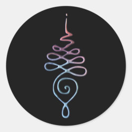 Adesivo Redondo Gradient Unalome