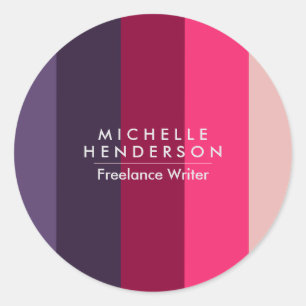 Adesivo Redondo Gradiente Colorido de Gradiente Bonito