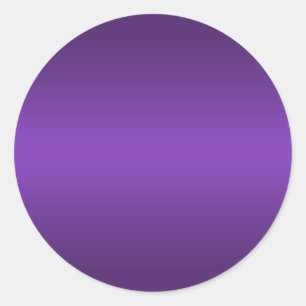 Adesivo Redondo Gradiente de Luz Roxa Real em Branco
