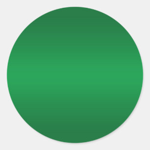 Adesivo Redondo Gradiente Verde Brilhante em Branco