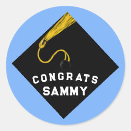 Adesivo Redondo Graduação 2025