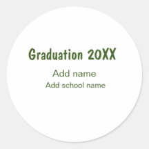 Graduação 20XX acrescentar nome de ano escola verd