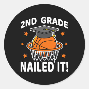 Adesivo Redondo Graduação B do Jogador Bysketbyll De Ti Nails De s
