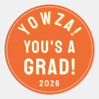 Adesivo Redondo Graduação Criativa 2026