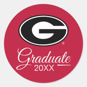 Adesivo Redondo Graduação da universidade da geórgia  