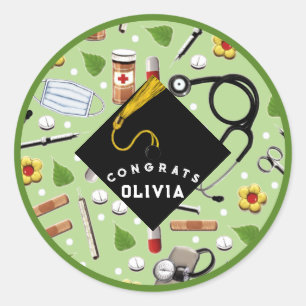 Adesivo Redondo Graduação de Enfermeiros